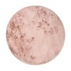 Tapis rond à poils longs - Comfy Supreme Rose - thumbnail 1