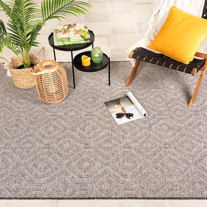 Tapis d'extérieur - Summer Retro Gris - 3