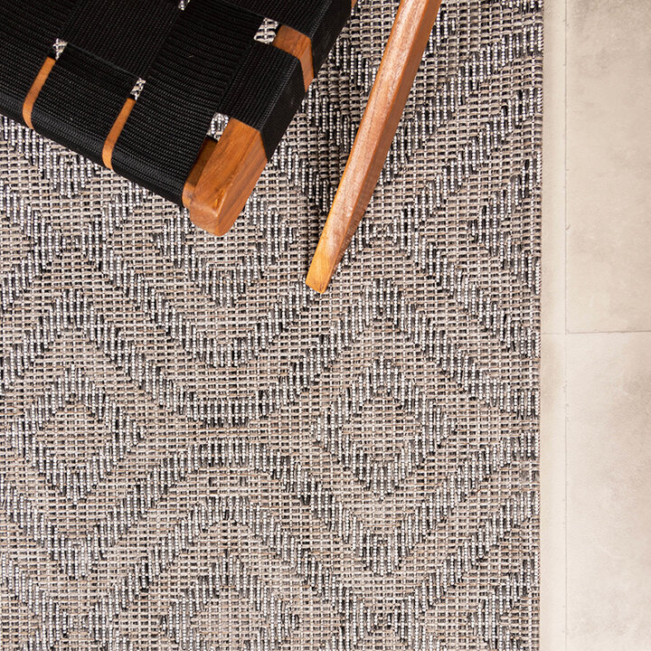 Tapis d'extérieur - Summer Retro Gris - 4