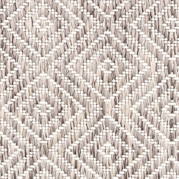 Tapis d'extérieur carré - Summer Tile Gris Clair - 7