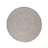 Tapis en laine rond - Wise Gris/Blanc - thumbnail 1