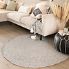 Tapis en laine rond - Wise Gris/Blanc - thumbnail 3