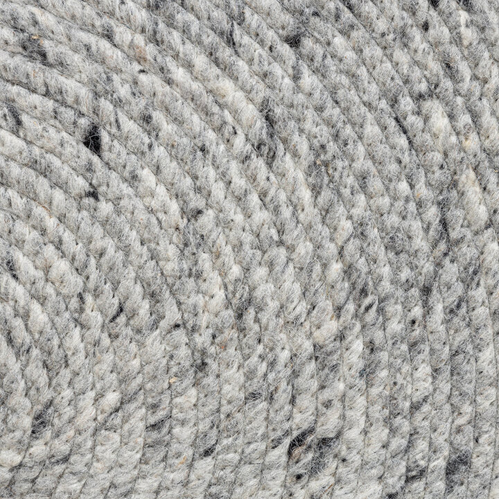Tapis en laine rond - Wise Gris/Blanc - 7