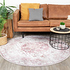 Tapis vintage rond - Lago Rose - thumbnail