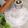 Tapis vintage rond - Lago Rose - thumbnail 3