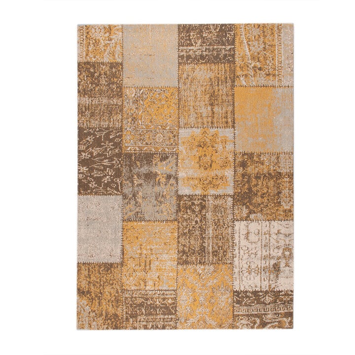 Tapis patchwork - Dreams Jaune Ocre - 1