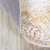 Tapis vintage rond - Lago Jaune - thumbnail 6