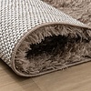 Tapis en laine lavable - Blaze Taupe - thumbnail 7