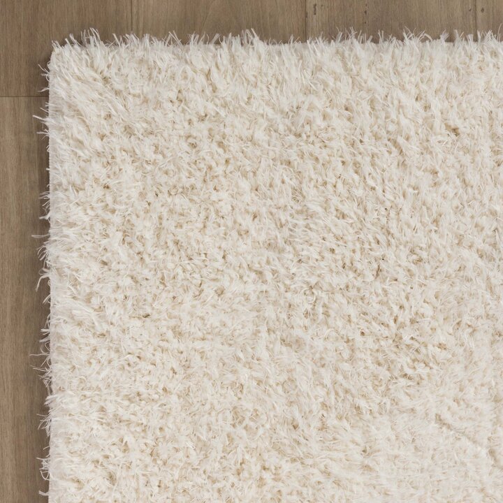 Tapis en laine lavable - Blaze Blanc - 5