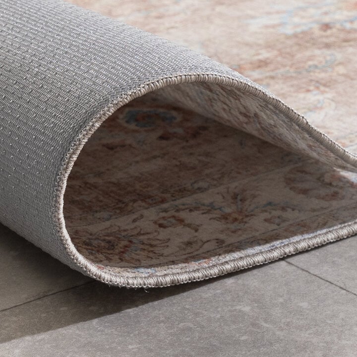 Tapis en laine lavable - Domingo Oriental Beige - 6