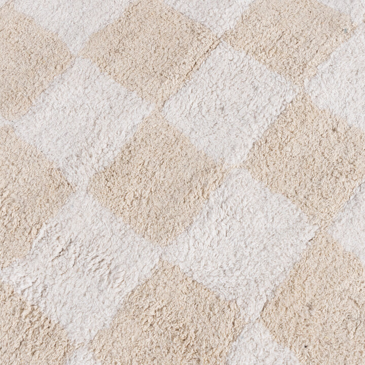 Tapis en coton - Gambit Crème/Blanc - 4