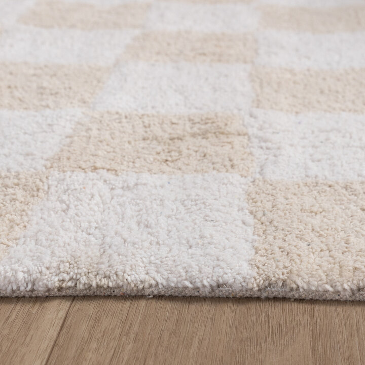 Tapis en coton - Gambit Crème/Blanc - 6
