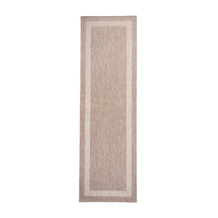 Tapis de jeu lavable - Sierra Border Beige/Crème - 1