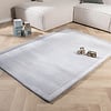 Tapis rond pour enfants lavable - Jip Gris - thumbnail
