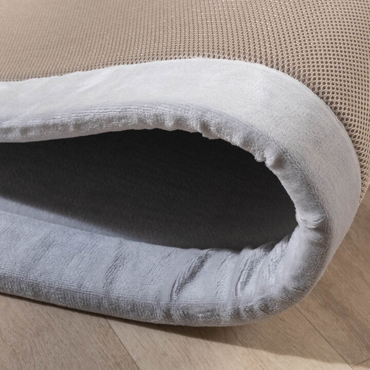 Tapis rond pour enfants lavable - Jip Gris - 6