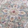 Tapis en laine lavable - Domingo Mandala Vert Olive - thumbnail 3