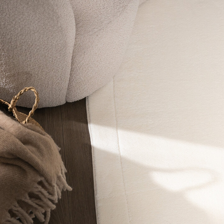 Tapis de jeu carré - Halo Pebble Crème - 2