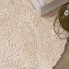 Tapis shaggy ovale - Blaze Beige - thumbnail 3