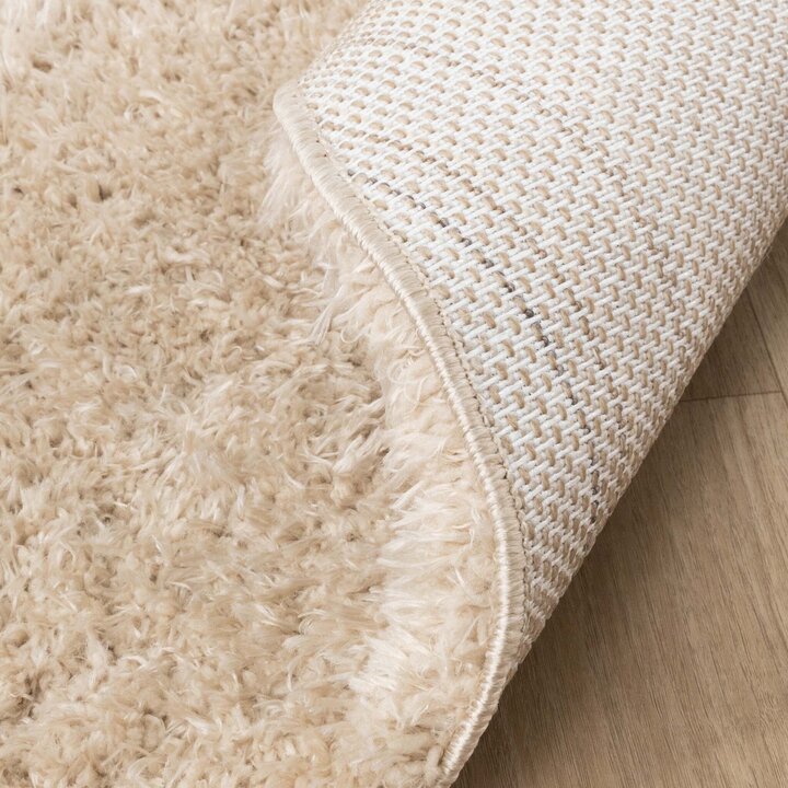 Tapis shaggy ovale - Blaze Beige - 7