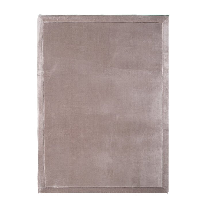 Tapis rond pour enfants lavable - Jip Taupe - 1