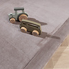Tapis rond pour enfants lavable - Jip Taupe - thumbnail 2