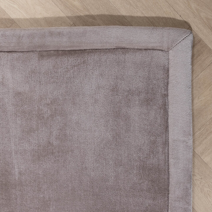 Tapis rond pour enfants lavable - Jip Taupe - 4