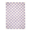 Tapis en coton - Gambit Lilas/Blanc - thumbnail 1