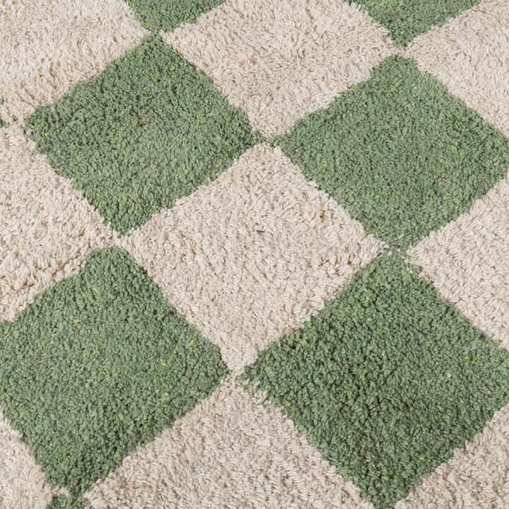 Couloir en laine - Gambit Vert/Blanc - 4