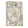 Tapis ovale à poils longs - Santo Mandala Bleu/Gris - thumbnail 1