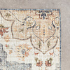 Tapis ovale à poils longs - Santo Mandala Bleu/Gris - thumbnail 4