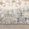 Tapis ovale à poils longs - Santo Mandala Bleu/Gris - thumbnail 5