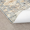 Tapis ovale à poils longs - Santo Mandala Bleu/Gris - thumbnail 6