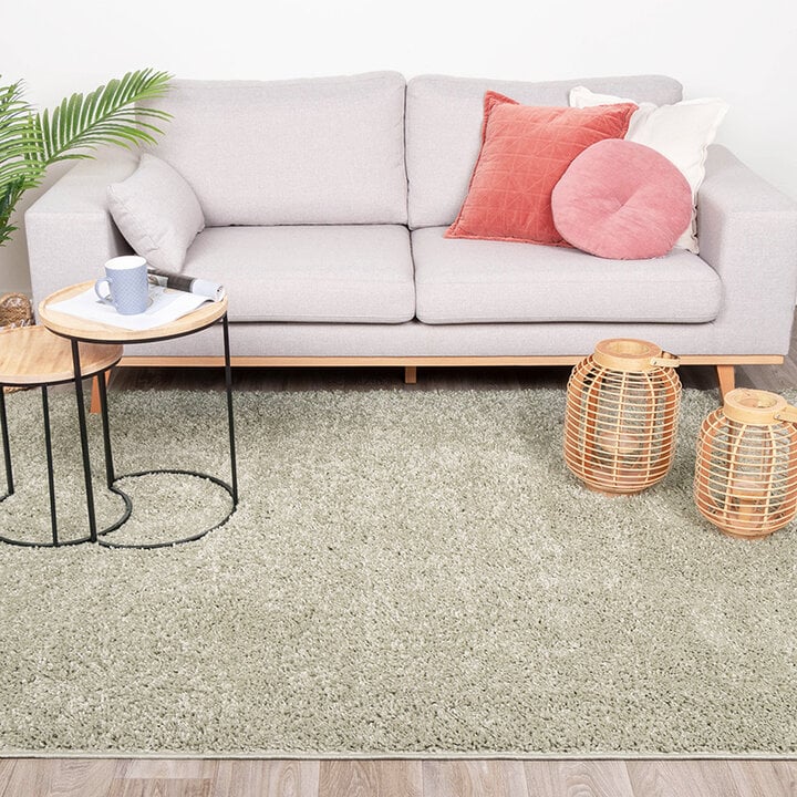 Tapis à poils longs - Lofty Menthe - 3