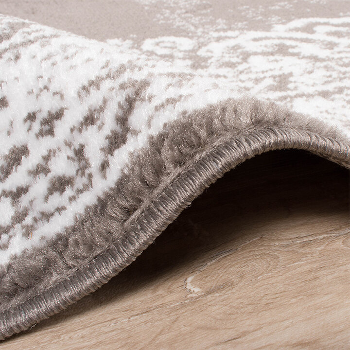 Tapis vintage - Adore Medaillon Taupe/Gris - 4