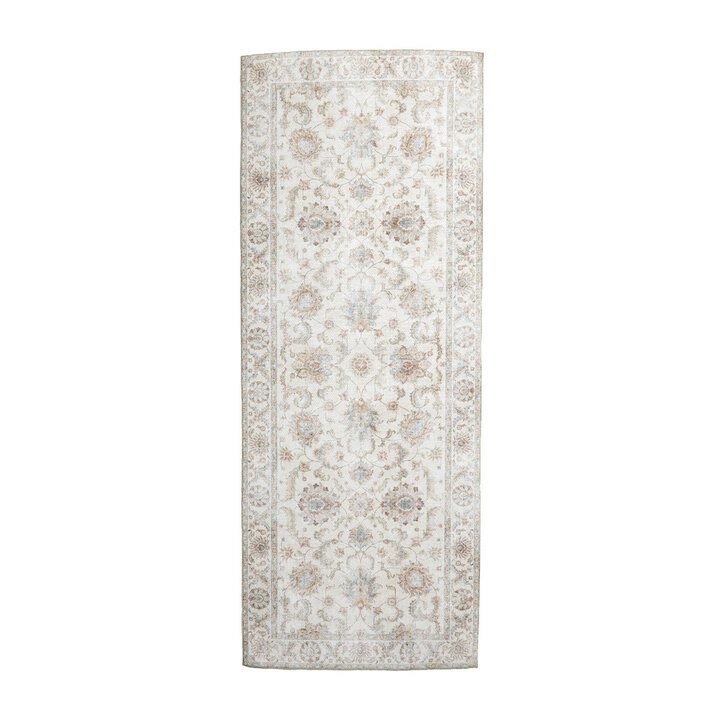 Tapis en laine lavable - Domingo Oriental Blanc - 1
