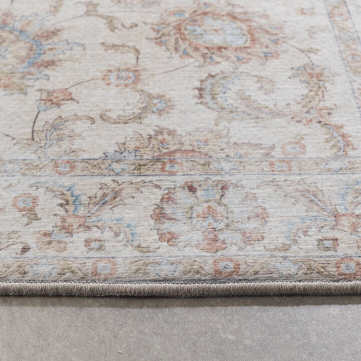 Tapis en laine lavable - Domingo Oriental Blanc - 5