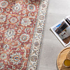 Tapis en laine lavable - Domingo Oriental Terracotta - thumbnail 2