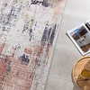 Tapis en laine lavable - Domingo Grunge Terra/Crème - thumbnail 2