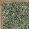 Tapis shaggy rond - Blaze Vert - thumbnail 5