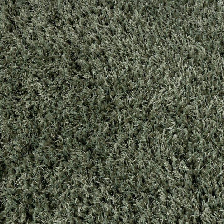 Tapis shaggy ovale - Blaze Vert - 4