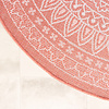 Tapis d'extérieur rond - Summer Azteca Rose - thumbnail 7