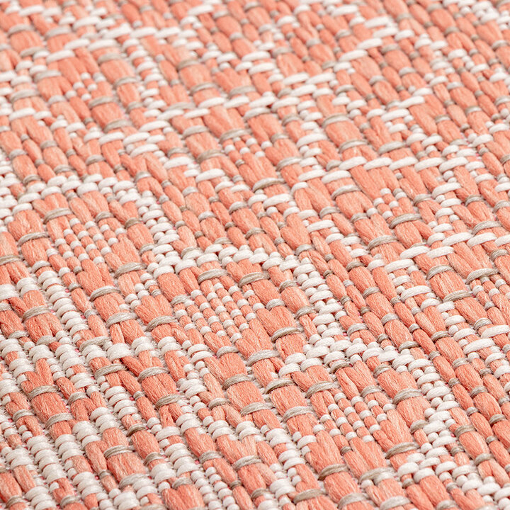 Tapis d'extérieur rond - Summer Azteca Rose - 9