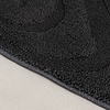 Tapis d'extérieur rond à fleurs - Cassie Zebra Noir - thumbnail 5
