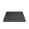 Tapis d'extérieur rond à fleurs - Cassie Pebbles Noir - thumbnail 2