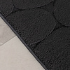 Tapis d'extérieur rond à fleurs - Cassie Pebbles Noir - thumbnail 5