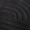 Tapis d'extérieur rond à fleurs - Cassie Curves Noir - thumbnail 3