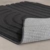 Tapis d'extérieur rond à fleurs - Cassie Curves Noir - thumbnail 6