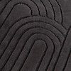Tapis d'extérieur rond à fleurs - Cassie Arches Noir - thumbnail 3
