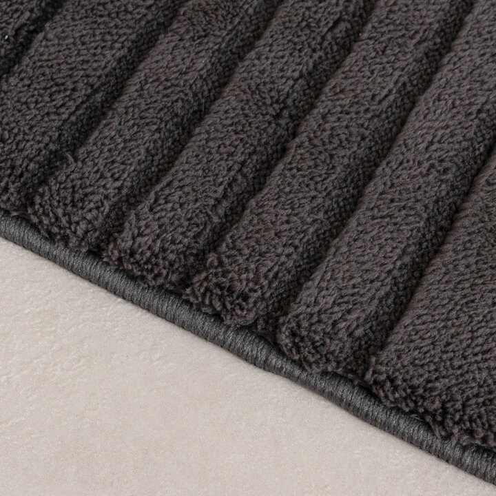 Tapis d'extérieur rond à fleurs - Cassie Arches Noir - 5