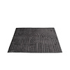Tapis d'extérieur rond à fleurs - Cassie Arches Noir - thumbnail 2